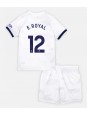 Tottenham Hotspur Emerson Royal #12 Heimtrikotsatz für Kinder 2023-24 Kurzarm (+ Kurze Hosen)